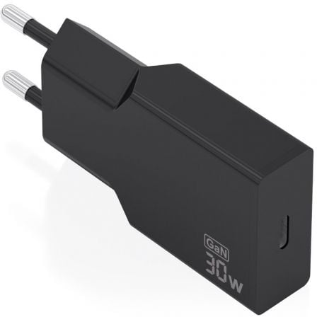 art_ais-carga-a110-1004_1 Cargador de Pared GaN Aisens A110-1004/ 1xUSB Tipo-C/ 30W/ Negro