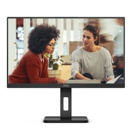 art_aoc-m-24e3qaf_1 Monitor AOC 24E3QAF 23.8"/ Full HD/ Multimedia/ Regulable en altura/ Negro
