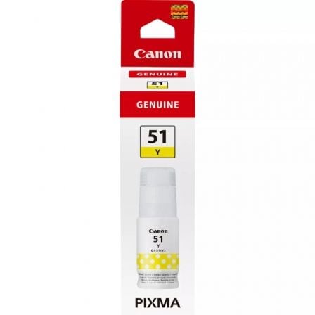 art_can-bot-gi-51-ye_1 Botella de Tinta Original Canon GI-51/ Amarilla