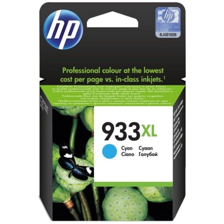 art_cn054ae_1 Cartucho de Tinta Original HP nº933 XL Alta Capacidad/ Cian