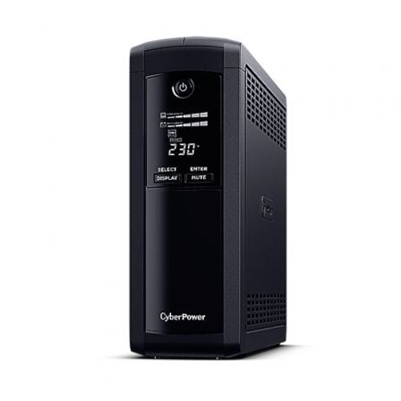 art_cyb-li-vp1200elcd-de_1 SAI Línea Interactiva Cyberpower VP1200ELCD-DE/ 1200VA-720W/ 5 Salidas/ Formato Torre