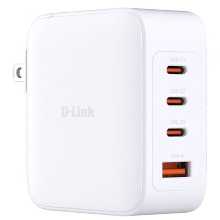 art_dlk-carga-dcf-141-e_1 Cargador de Pared GaN D-Link DCF-141/E/ 3xUSB Tipo-C/ 1xUSB/ 140W
