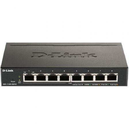 art_dlk-switch-dgs-1100-08pv2-e_1 Switch D-Link DGS-1100-08PV2 8 Puertos/ RJ-45 10/100/1000 PoE