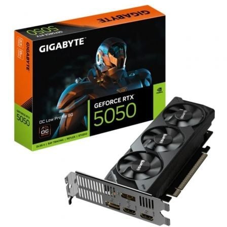 art_gig-gf-rtx5050-oc-lp-8g_1 Tarjeta Gráfica Gigabyte GeForce RTX 5050 OC Low Profile/ 8GB GDDR6/ Compatible con Perfil Bajo