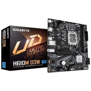 art_gig-pb-h610m-d3w-drr5_1 Placa Base Gigabyte H610M D3W Socket 1700/ DDR5/ PCIe 4.0/ Micro ATX