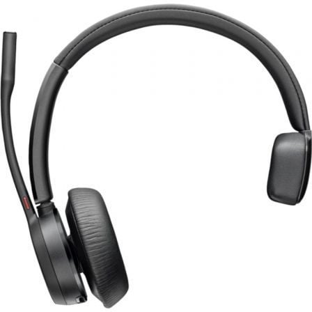 art_hp-pol-77y96aa_1 Auricular Inalámbrico Poly Voyager 4310 + Adaptador BT700 + Base de Carga/ con Micrófono/ Bluetooth/ Negro