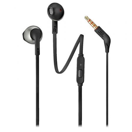 art_jbl-aur-t205blk_1 Auriculares Intrauditivos JBL Tune 205/ con Micrófono/ Jack 3.5/ Negros