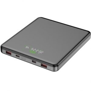 art_leo-bat-powbnk-100-20000-gy_1 Powerbank 20000mAh Leotec LEPOW100W20G/ 100W/ Gris/ Incluye Cable USB Tipo-C