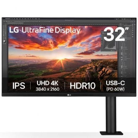 art_lg-m-32un880k-b_1 Monitor Profesional LG UltraFine Display 32UN880K-B 31.5"/ 4K/ Multimedia/ Regulable en altura/ Negro