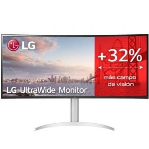 art_lg-m-34wq650-w_1 Monitor Profesional Ultrapanorámico LG UltraWide 34WQ650-W 34"/ WFHD/ Multimedia/ Regulable en altura/ Plata y Blanco