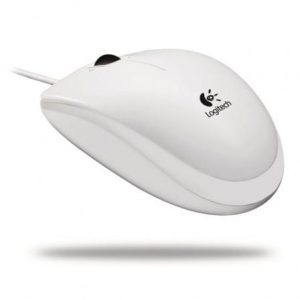 art_log-mou-b100-blanco_1 Ratón Logitech B100/ Hasta 800 DPI/ Blanco