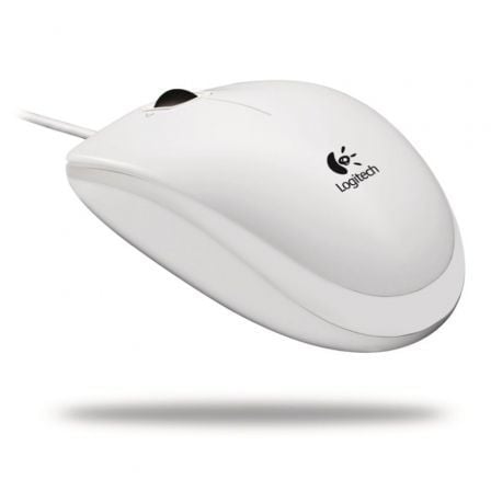 art_log-mou-b100-blanco_1 Ratón Logitech B100/ Hasta 800 DPI/ Blanco