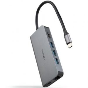 art_nan-hub-10-16-4609_1 Docking Tipo-C Nanocable 10.16.4609/ 3xUSB/ 1xHDMI 4K/ 1xRJ45/ 1xLector tarjetas/ 1xUSB Tipo-C PD/ Gris