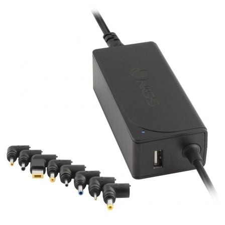art_ngs-car-w-45w_1 Cargador de Portátil NGS W-45W/ 1xUSB/ 45W/ Automático/ 8 Conectores/ Voltaje 19-20V