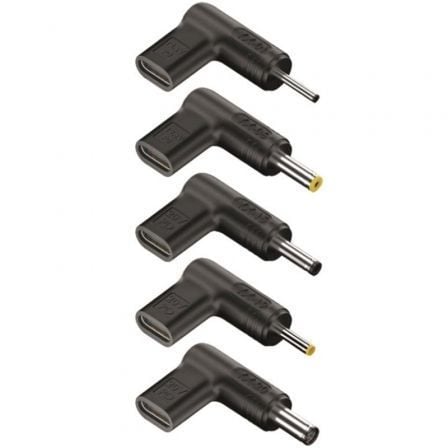 art_ngs-clavija-bud-as_1 Pack 5 Clavijas para Portátil Asus NGS BUD-AS/ DC - USB Tipo-C