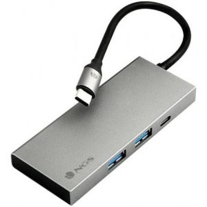 art_ngs-hub-wonderdock4-pro_1 Docking USB Tipo-C NGS WonderDock4 Pro/ 2xUSB/ 1xUSB Tipo-C DP/ 1xHDMI 4K/ Gris