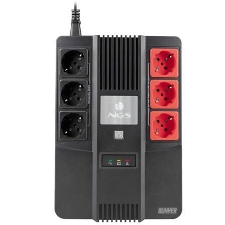 art_ngs-sai-fortressbunker_1 SAI Offline NGS Fortress Bunker/ 600VA-360W/ 6 Salidas/ Formato Bloque