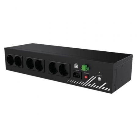 art_phk-sai-800-va-compact_1 SAI Línea Interactiva Phasak Compact/ 800VA-480W/ 8 Salidas/ Formato Rack 2U