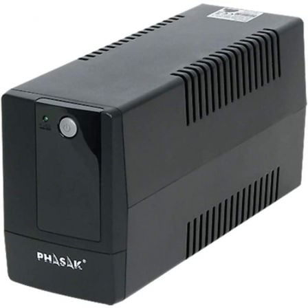 art_phk-sai-basic-int-600-va_1 SAI Línea Interactiva Phasak Basic Interactive 600 VA/ 600VA-360W/ 2 Salidas/ Formato Torre