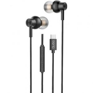 art_qub-aur-au-300c-bk_1 Auriculares Intrauditivos Qubo AU-300C/ con Micrófono/ USB Tipo-C/ Negros
