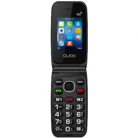 art_qub-tel-neo2nw-4g-bk_1 Teléfono Móvil Qubo NEO2 NW BK 4G para Personas Mayores/ Negro
