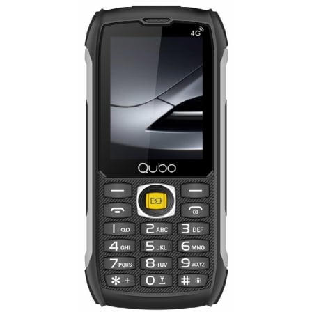 art_qub-tel-st-002-bk_1 Teléfono Móvil Rugerizado Qubo ST-002 para Personas Mayores/ Negro