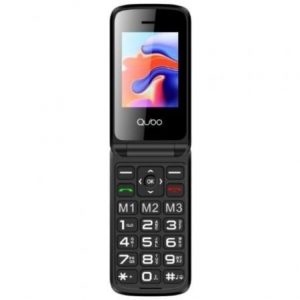 art_qub-tel-x-247-4g_1 Teléfono Móvil Qubo X-247 4G para Personas Mayores/ Negro