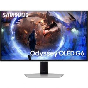 art_sam-m-s27dg602su_1 Monitor Gaming Samsung G6 Odyssey OLED S27DG602SU 27"/ QHD/ 0.03ms/ 360Hz/ Regulable en Altura/ Plata