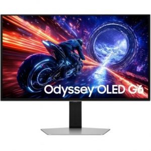 art_sam-m-s27fg602su_1 Monitor Gaming Samsung Odyssey OLED G6 G60SF S27FG602SU 27"/ QHD/ 0.03ms/ 500Hz/ QD-OLED/ Regulable en altura/ Plata