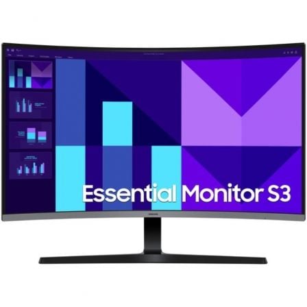 art_sam-m-s32d396gau_1 Monitor Profesional Curvo Samsung Essential S3 S39GD S32D396GAU 32"/ Full HD/ Multimedia/ Negro y Plata