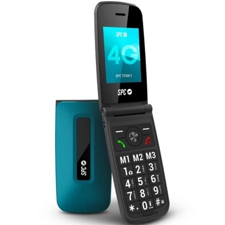 art_spc-tel-titan-2-4g-bl_1 Teléfono Móvil SPC Titan 2 para Personas Mayores/ 4G/ Azul