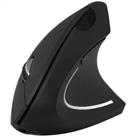 art_sub-mou-g-vert-ergo-b-bk_1 Ratón Vertical Inalámbrico Subblim Glide Vertical Ergo Dual Battery/ Batería Recargable/ Hasta 1600 DPI/ Negro