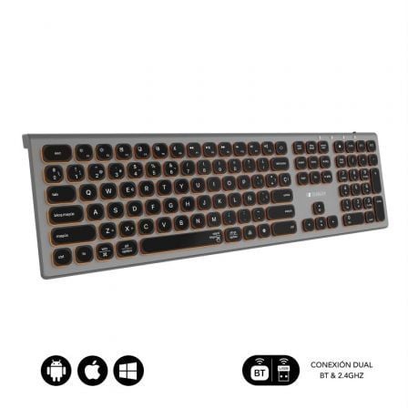 art_sub-tec-master-gy-bk_1 Teclado Inalámbrico Subblim Master/ Gris y Negro