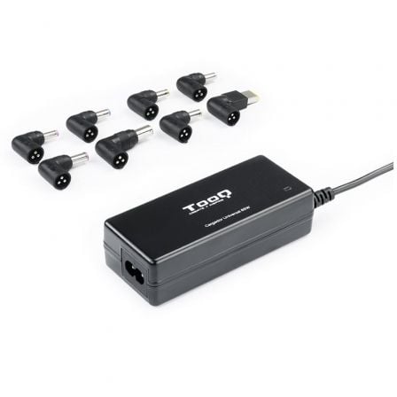 art_too-car-tqlc-65bs02at_1 Cargador de Portátil TooQ TQLC-65BS02AT/ 65W/ 1xUSB/ Automático/ 8 Conectores/ Voltaje 18.5-20V/ 1 USB