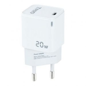 art_too-carga-tqwc-pd20wt_1 Cargador de Pared TooQ TQWC-PD20WT/ 1xUSB Tipo-C/ 20W/ Blanco