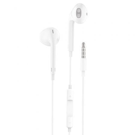 art_tot-aur-tec1001_1 Auriculares Intrauditivos Tech One Tech earTECH TEC1001/ con Micrófono/ Jack 3.5/ Blancos