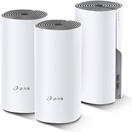 art_tpl-punto-deco-e4-3u-v2_1 Sistema Mesh TP-Link Deco E4 1200Mbps/ 2.4GHz 5GHz/ Pack de 3