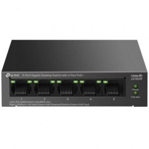 art_tpl-switch-ls105gp_1 Switch TP-Link LS105GP 5 Puertos/ RJ-45 10/100/1000 PoE+
