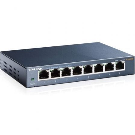 art_tpl-switch-tl-sg108un_1 Switch TP-Link TL-SG108 V3.0 8 Puertos/ RJ-45 10/100/1000