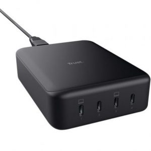 art_tru-carga-maxo-240w-4-usb-c_1 Cargador de Pared GaN Trust Maxo/ 4xUSB Tipo-C/ 240W/ Automático/ Voltaje 5-20V