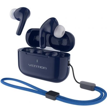 art_ven-aur-echo-lite-e11-pl-bl_1 Auriculares Bluetooth Vention Echo Lite E11 Plus con estuche de carga/ Autonomía 6h/ Azules