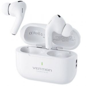 art_ven-aur-echo-lite-e11-wh_1 Auriculares Bluetooth Vention Echo Lite E11 con estuche de carga/ Autonomía 6h/ Blancos
