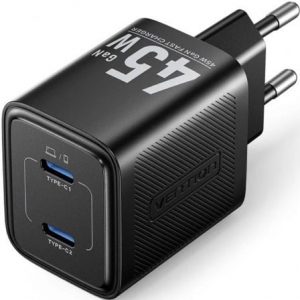 art_ven-carga-fefb0-eu_1 Cargador de Pared GaN Vention FEFB0-EU/ 2xUSB Tipo-C/ 45W