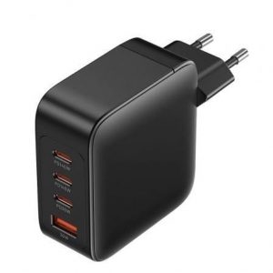 art_ven-carga-feib0-eu_1 Cargador de Pared GaN Vention FEIB0-EU/ 3xUSB Tipo-C + Cable USB Tipo-C/ 1xUSB/ 140W