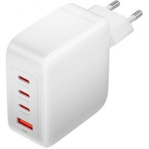 art_ven-carga-feiw0-eu_1 Cargador de Pared GaN Vention FEIW0-EU/ 3xUSB Tipo-C + Cable USB Tipo-C/ 1xUSB/ 140W