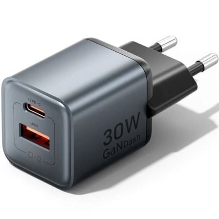 art_ven-carga-fewh0-eu_1 Cargador de Pared GaN Vention FEWH0-EU/ 1xUSB Tipo-C/ 1xUSB/ 30W