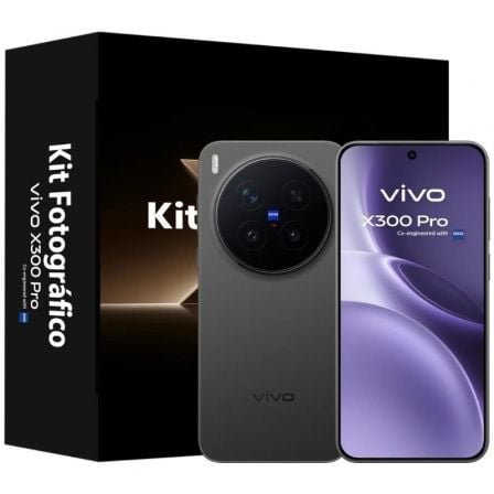 art_vivo-sp-x300-p-bk-pack-v2_1 Smartphone Vivo X300 Pro 16GB/ 512GB/ 6.78"/ 5G/ Negro + Kit fotográfico Vivo X300 Pro