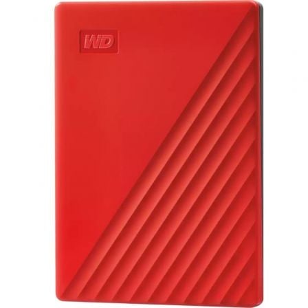 art_wd-ext-mypass-4tb-rd_1 Disco Externo Western Digital My Passport 4TB/ 2.5"/ USB 3.2/ Rojo