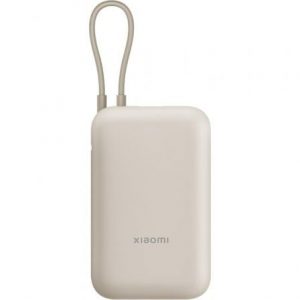 art_xia-bat-pb-icab-10000-bg_1 Powerbank 10000mAh Xiaomi Power Bank Integrated Cable/ 22.5W/ Beige/ Incluye Cable USB Tipo-C