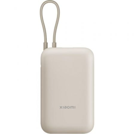 art_xia-bat-pb-icab-10000-bg_1 Powerbank 10000mAh Xiaomi Power Bank Integrated Cable/ 22.5W/ Beige/ Incluye Cable USB Tipo-C